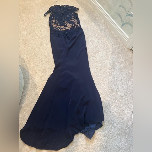Frascara Navy Gown - Picture 4 of 12